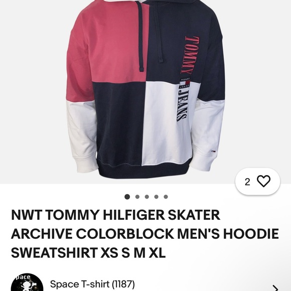Tommy Hilfiger TJM Skater Archer Block
Hoodie, Size Medium NWT - Picture 11 of 11